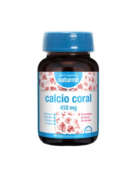 Calcio coral 450mg 60 cápsulas Dietmed