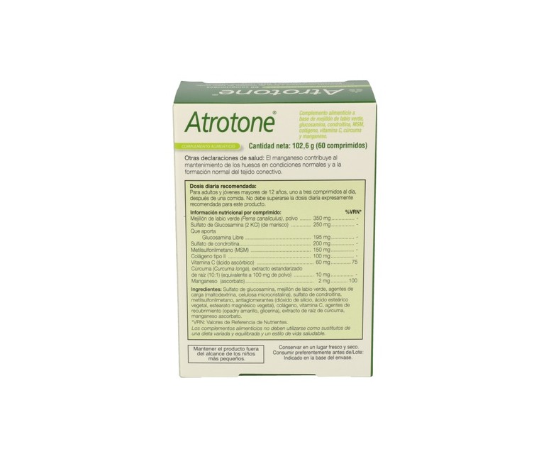 Atrotone 60 comprimidos Health Aid
