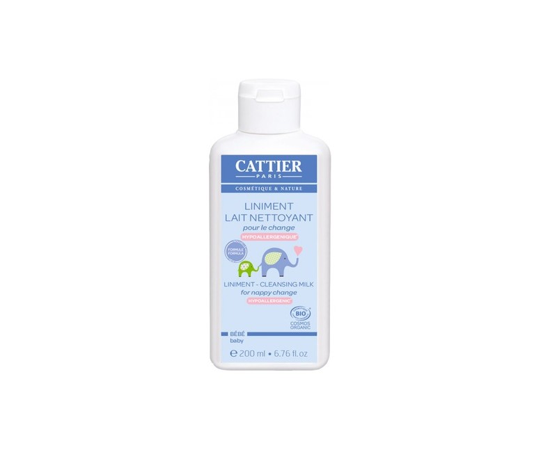 Linimento Leche Limpiadora para el Cambio de Pañal 200 ml Cattier