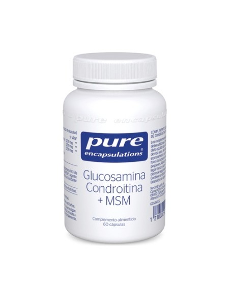 Glucosamina condroitina + MSM 60 cápsulas Pure Encapsulations