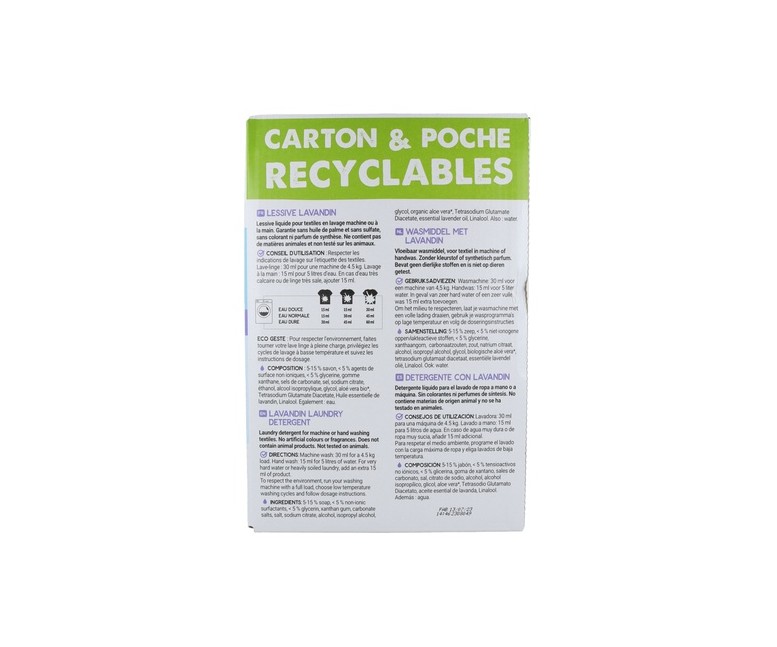 Detergente líquido lavandin 5 L Ecodoo