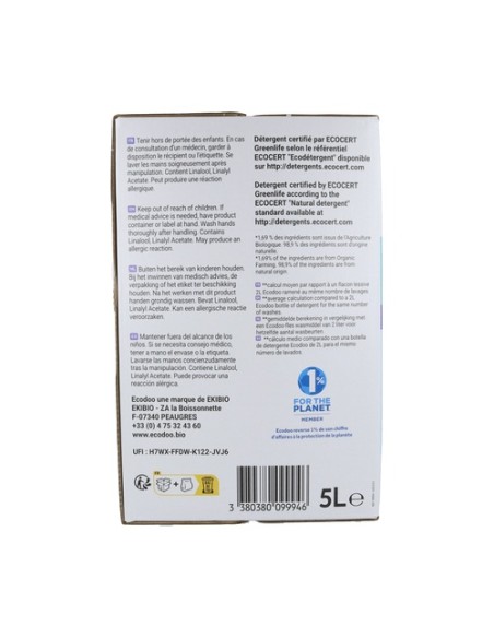 Detergente líquido lavandin 5 L Ecodoo