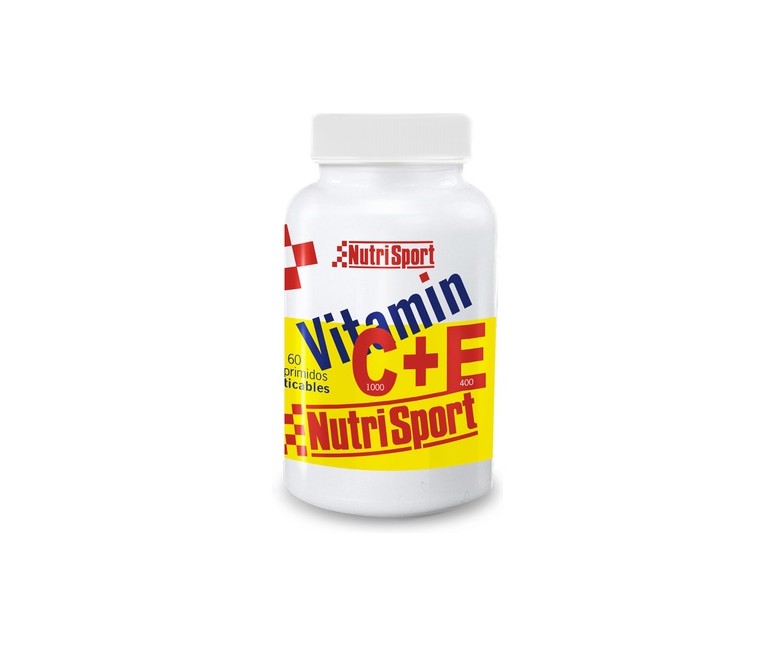 Vitamina C+E Masticables 60 comprimidos Nutrisport