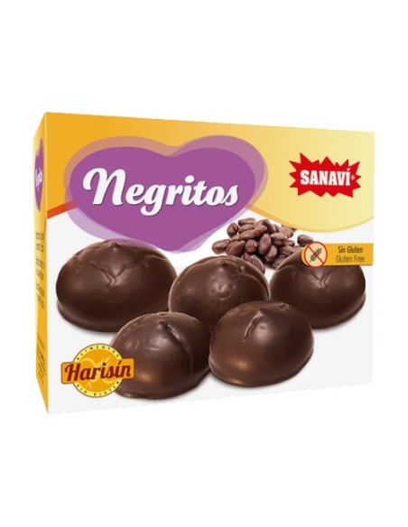 Negritos - bizcochos con chocolate 150 g Sanavi