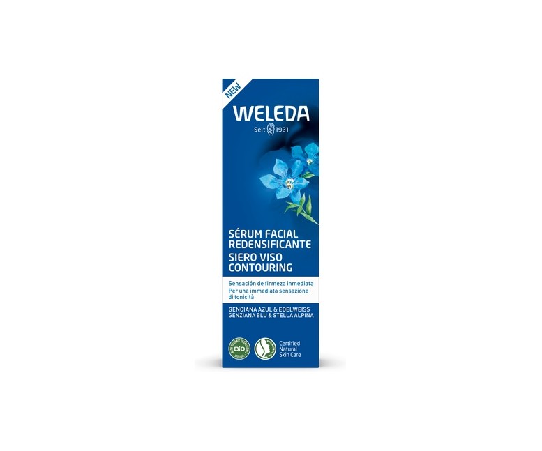 Sérum facial redensificante de genciana azul y edelweiss 30 ml de sérum Weleda