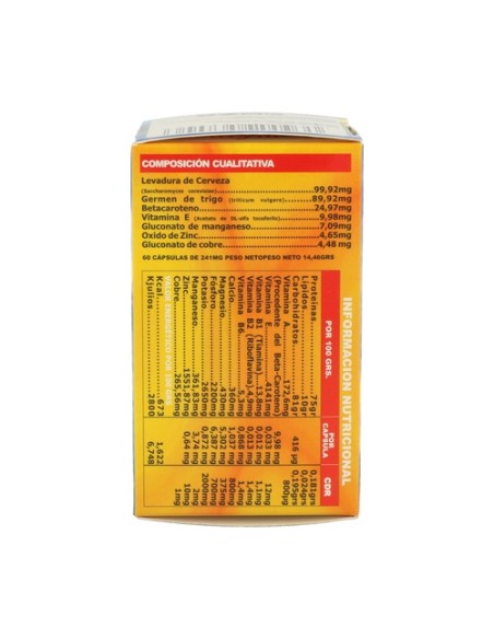 Complex Sol Vitaminas+Minerales Para El Sol 60 cápsulas Fleurymer