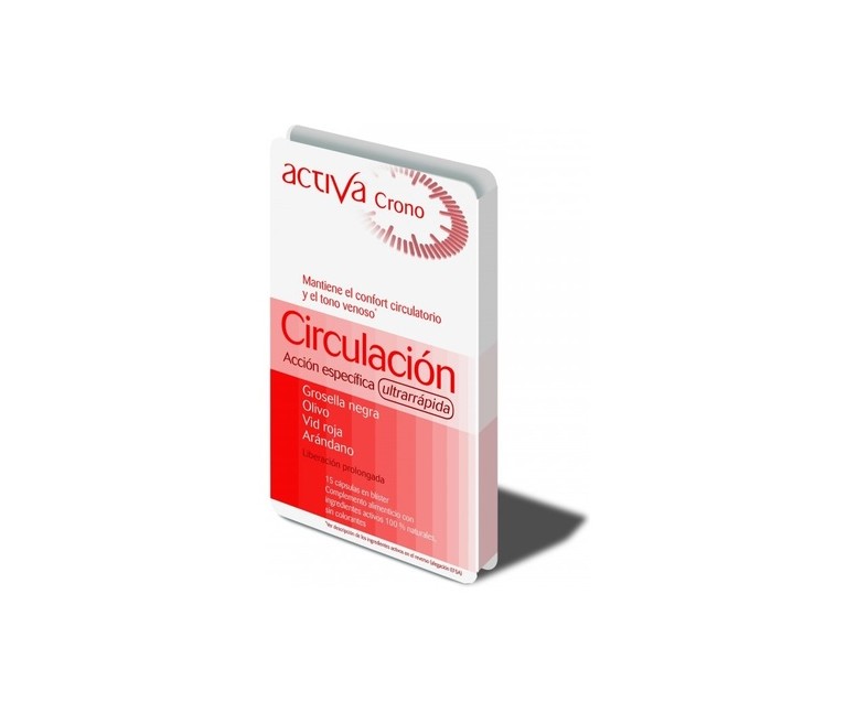 Crono circulación 15 cápsulas vegetales Activa