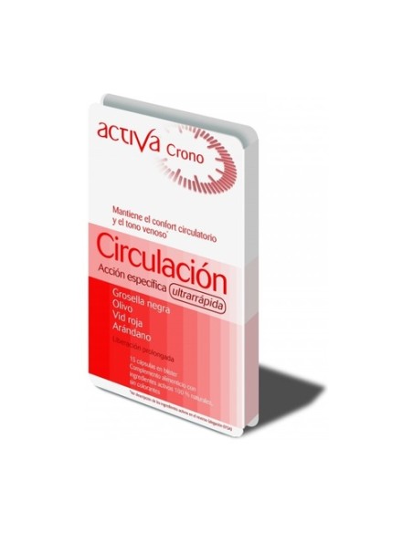 Crono circulación 15 cápsulas vegetales Activa