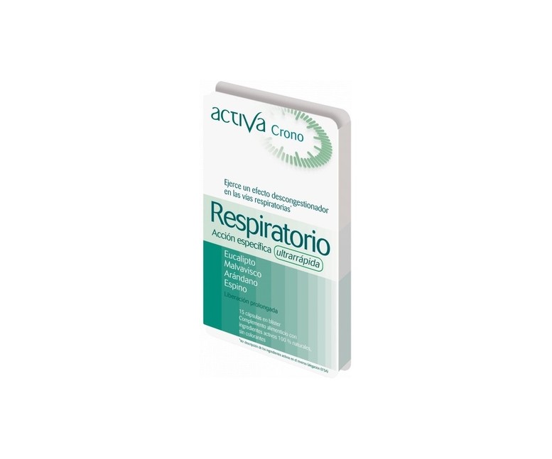 Crono respiratorio 15 cápsulas vegetales Activa