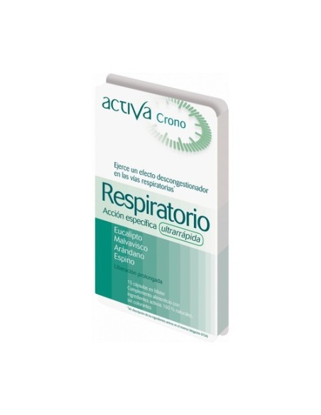 Crono respiratorio 15 cápsulas vegetales Activa