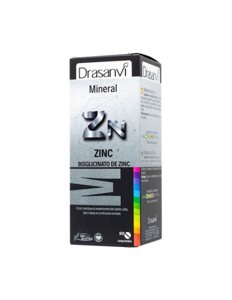 Bisciglinato de zinc 90 comprimidos Drasanvi