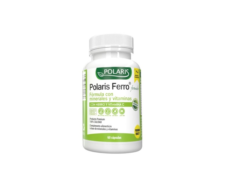 Polaris ferro hierro y vitamina C 60 cápsulas Polaris
