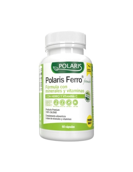Polaris ferro hierro y vitamina C 60 cápsulas Polaris