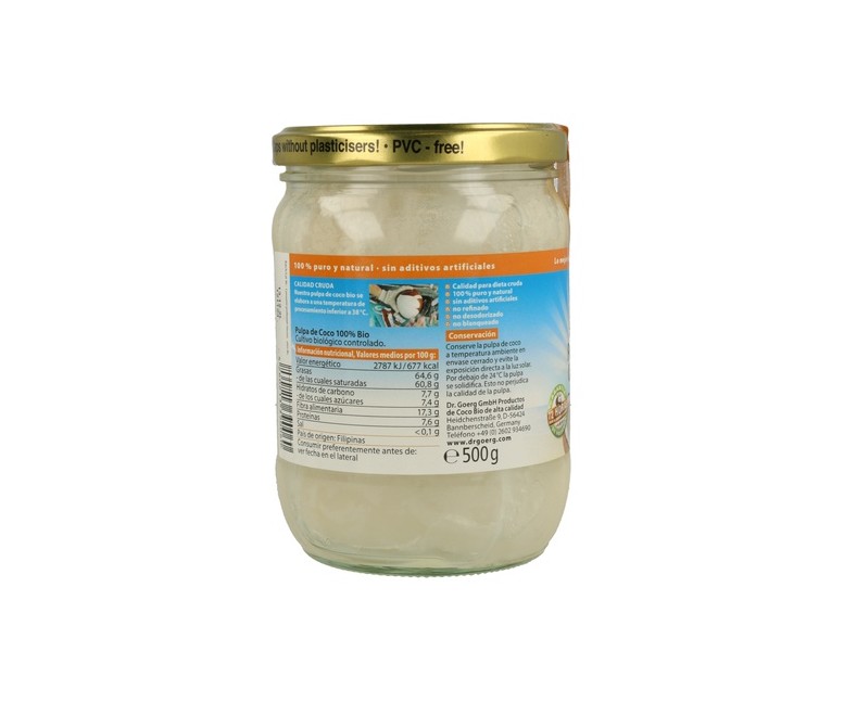 Pulpa de Coco Bio 500 g Dr. Goerg