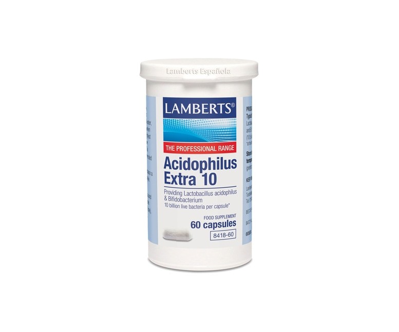Acidophilus extra 10 60 cápsulas Lamberts