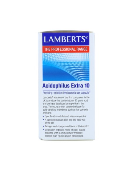 Acidophilus extra 10 60 cápsulas Lamberts