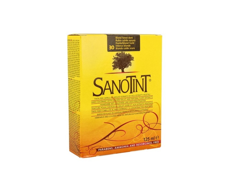 Tinte 30 Rubio Cálido Oscuro 125 ml (Rubio) Sanotint