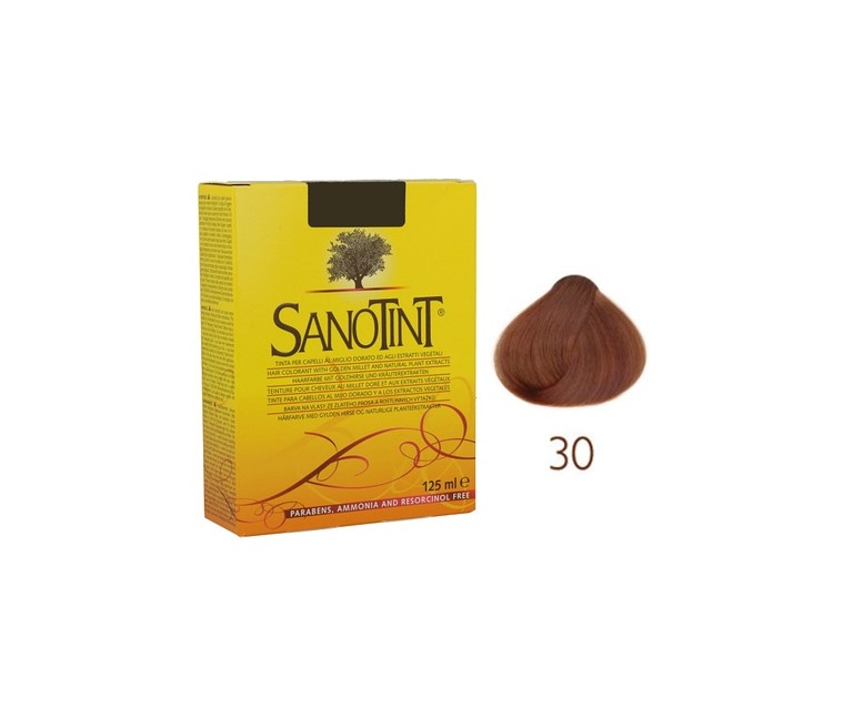 Tinte 30 Rubio Cálido Oscuro 125 ml (Rubio) Sanotint