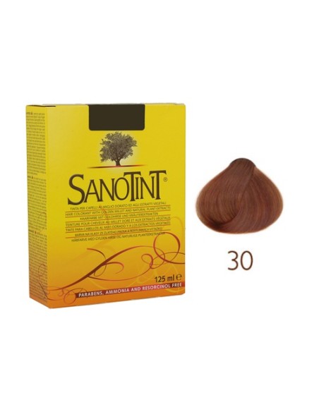 Tinte 30 Rubio Cálido Oscuro 125 ml (Rubio) Sanotint