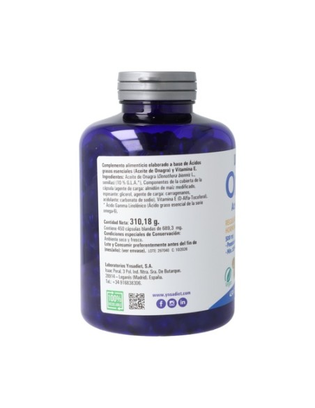 Onagra 450 perlas de 500mg Hijas del Sol