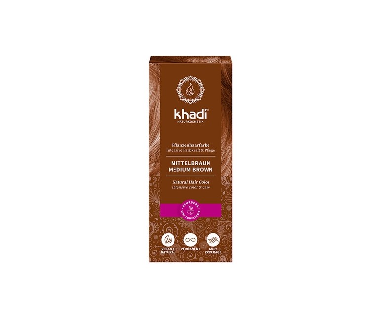 Tinte Vegetal Color Castaño Medio 100 g Khadi