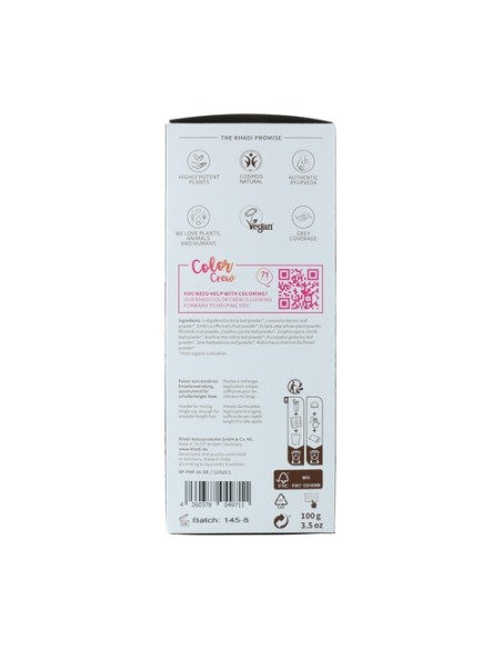 Tinte Vegetal Color Castaño Medio 100 g Khadi