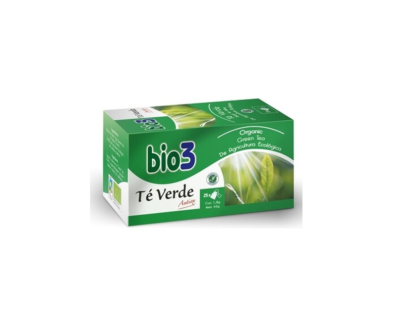 Bio 3 Té Verde 25 bolsitas infusoras Bio3
