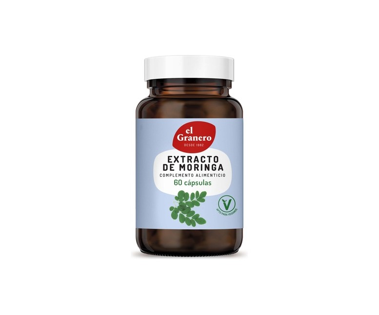 Extracto de Moringa 60 cápsulas (470mg) El Granero Integral