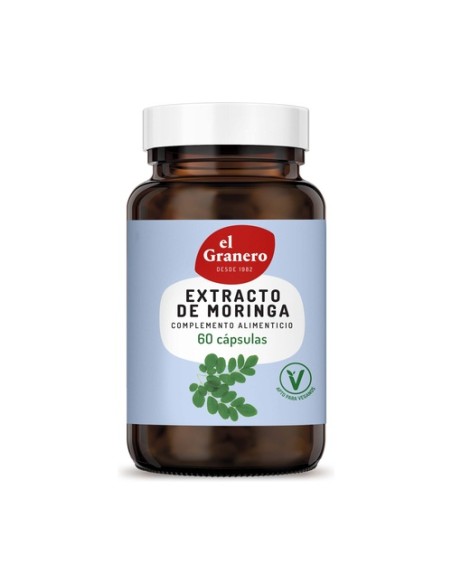 Extracto de Moringa 60 cápsulas (470mg) El Granero Integral