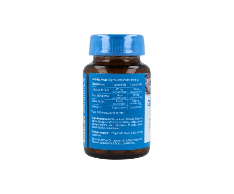 Cálcio con Magnésio, Zinc y Vitamina D 90 comprimidos Naturmil