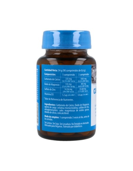 Cálcio con Magnésio, Zinc y Vitamina D 90 comprimidos Naturmil