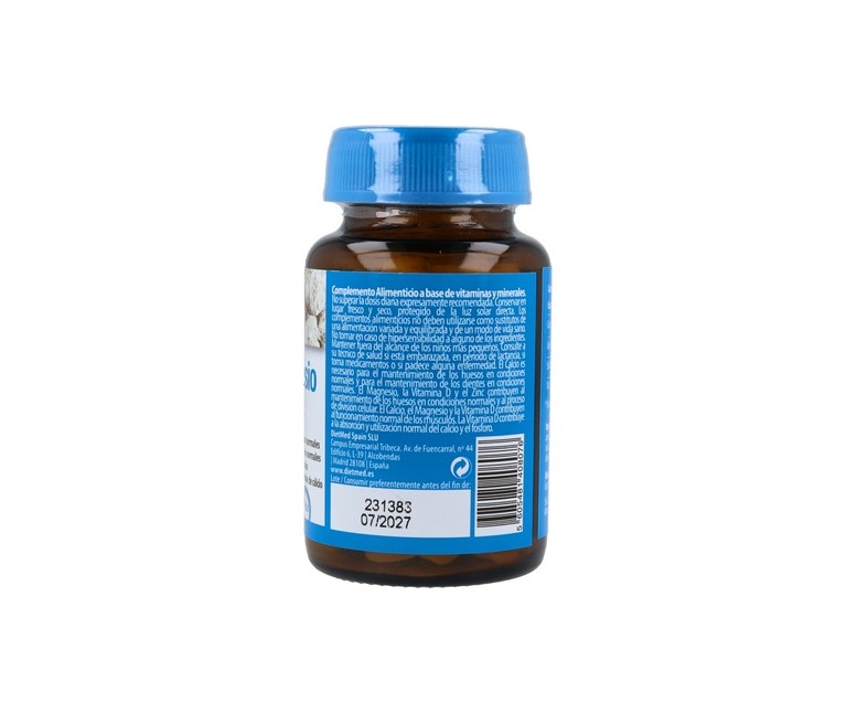 Cálcio con Magnésio, Zinc y Vitamina D 90 comprimidos Naturmil