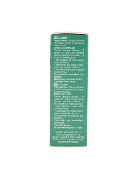 Aceite Esencial de Canela 15 ml MARNYS®