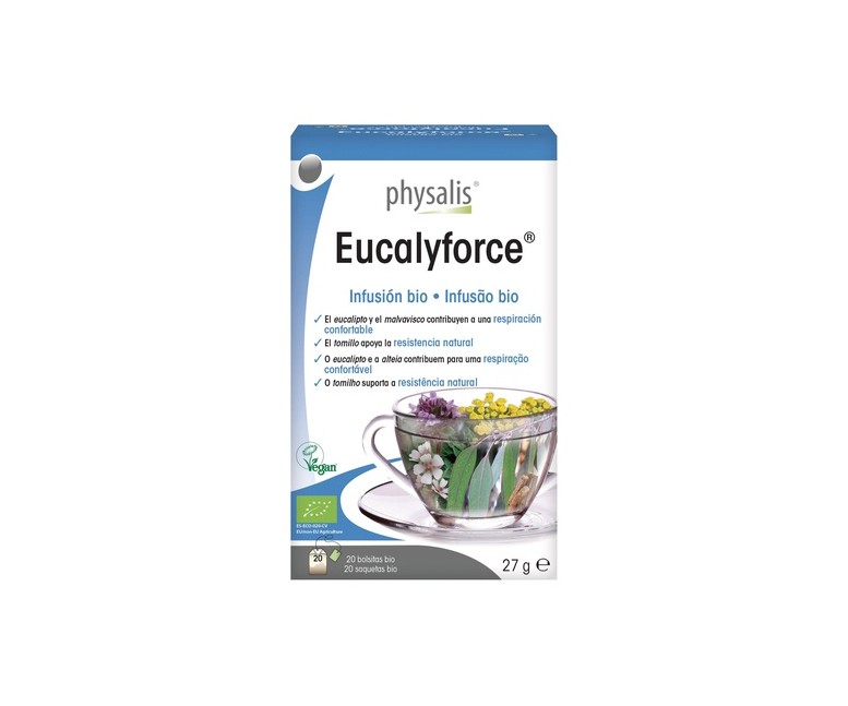 Eucalyforte Infusión Bio 20 bolsitas infusoras Physalis