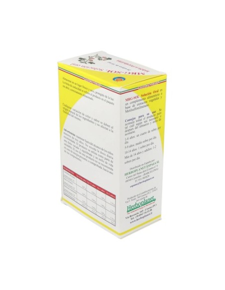 Mrg-Sol solución oral sistema digestivo 20 sobres Herboplanet