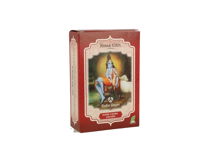 Henna color Super caoba oscuro 100 g Radhe Shyam