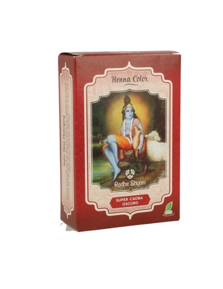 Henna color Super caoba oscuro 100 g Radhe Shyam