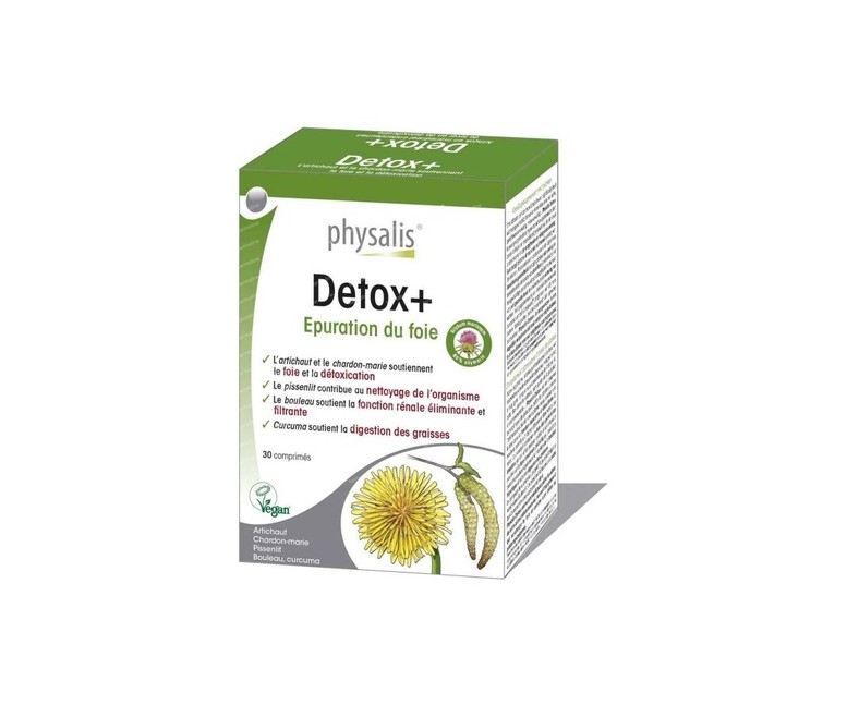 Detox+ 30 comprimidos Physalis