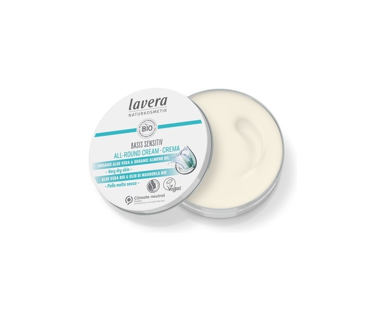Crema 150 cara & cuerpo Basis Sensitiv 150 ml de crema Lavera