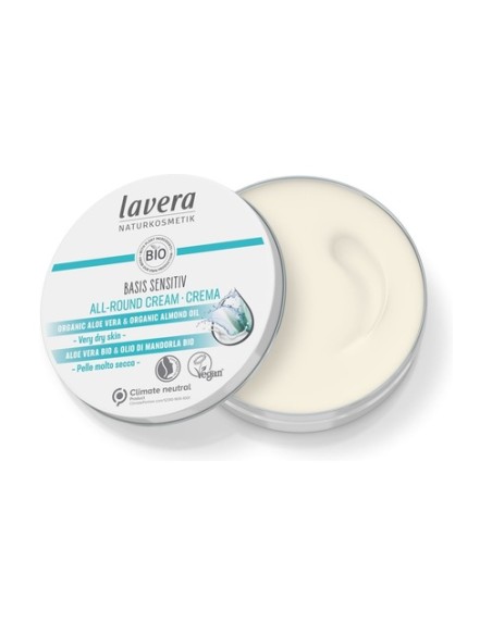 Crema 150 cara & cuerpo Basis Sensitiv 150 ml de crema Lavera