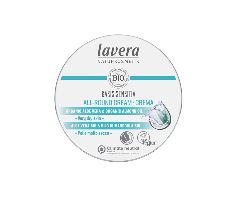 Crema 150 cara & cuerpo Basis Sensitiv 150 ml de crema Lavera