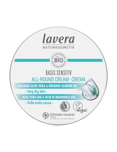 Crema 150 cara & cuerpo Basis Sensitiv 150 ml de crema Lavera
