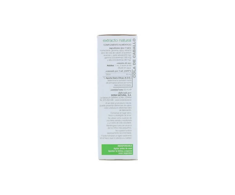 Extracto de Cola de Caballo (Fórmula XXI) 50 ml Soria Natural