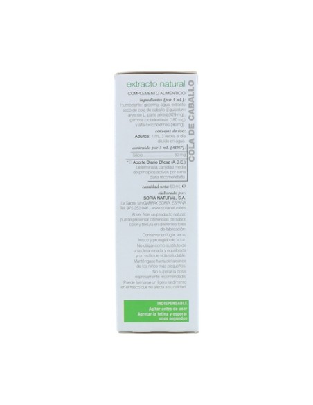 Extracto de Cola de Caballo (Fórmula XXI) 50 ml Soria Natural