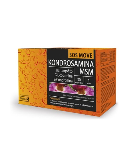 Kondrosamina SOS Move 30 ampollas de 15ml Dietmed