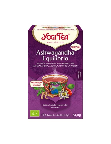 Ashwagandha equilibrio 17 bolsitas infusoras de 2g Yogi Tea