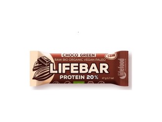 Pack Lifebar plus chocolate con proteína verde Bio