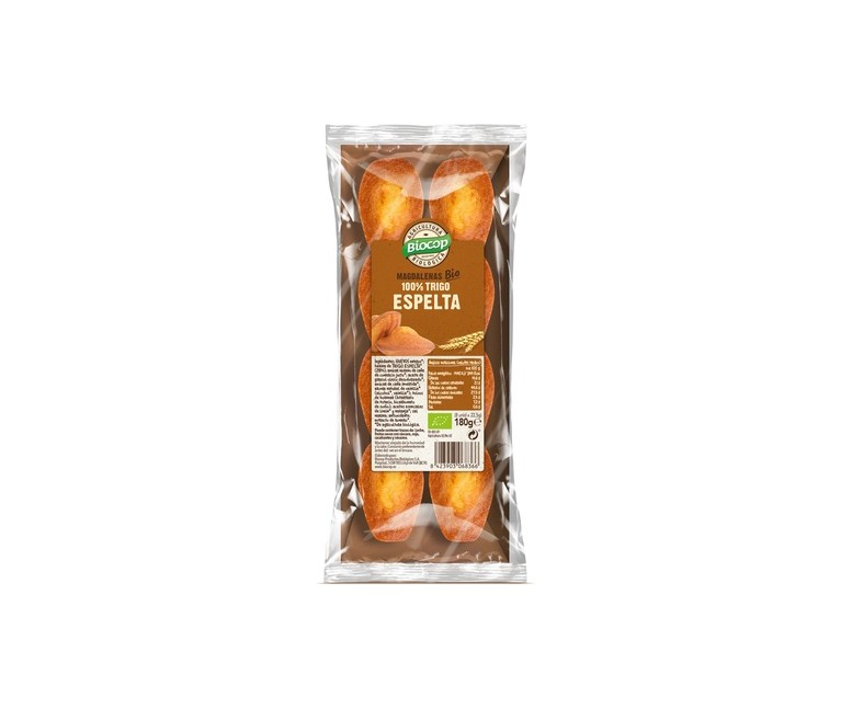 Magdalenas trigo espelta Bio 180 g Biocop