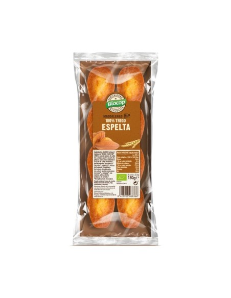 Magdalenas trigo espelta Bio 180 g Biocop