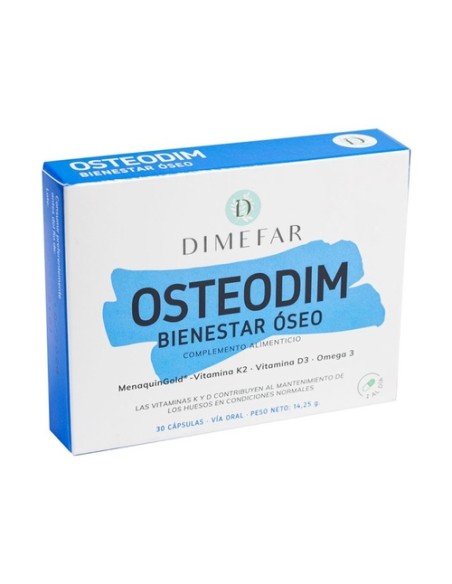 Osteodim bienestar óseo 30 cápsulas Dimefar